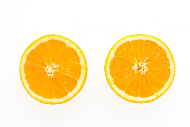 Two slices of orange