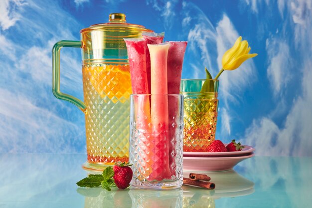 Typical brazilian freezies still life