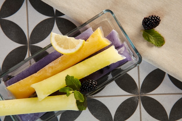 Typical brazilian freezies still life