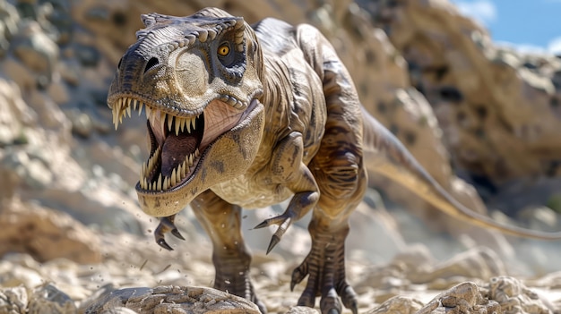 Tyrannosaurus rex in the wild