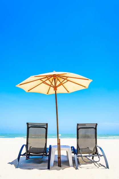 Umbrella beach chair