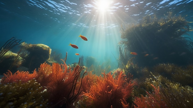 Underwater landscape