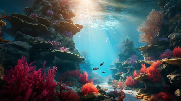 Underwater landscape