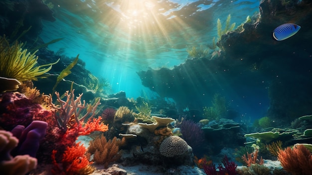 Underwater landscape