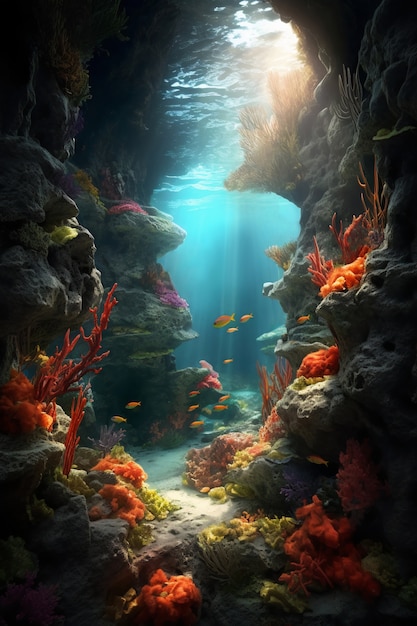 Underwater landscape