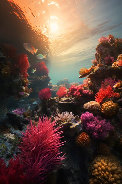 Underwater landscape