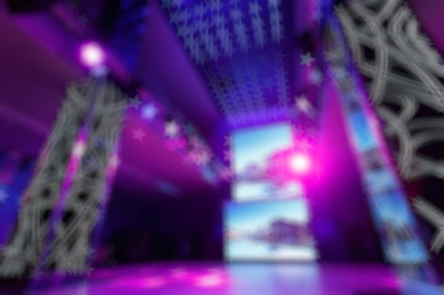 Free photo unfocused entry disco colors