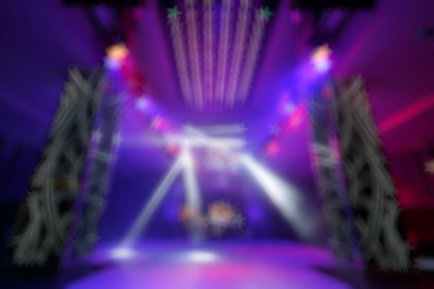 Free photo unfocused entry disco colors