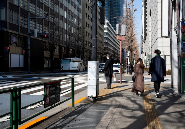 Urban landscape of tokyo city during the day