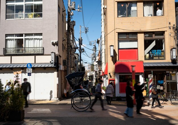 Urban landscape of tokyo city