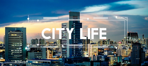 Free Photo urban living city lifestyle society graphic