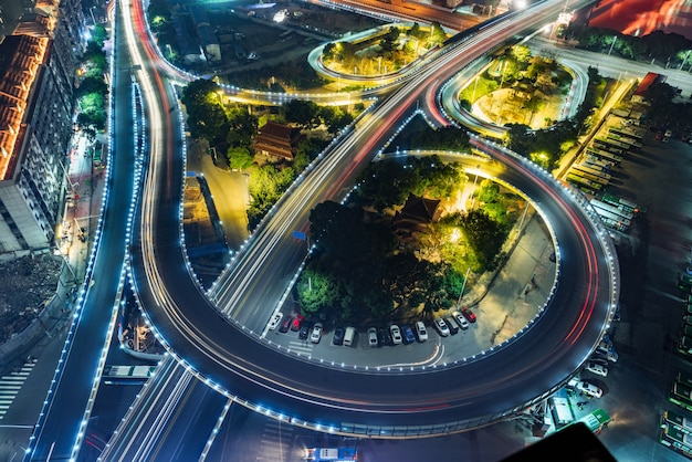 urban traffic with cityscape