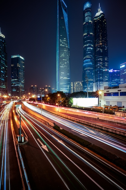 urban traffic with cityscape