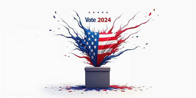 Free photo us elections 2024 concept