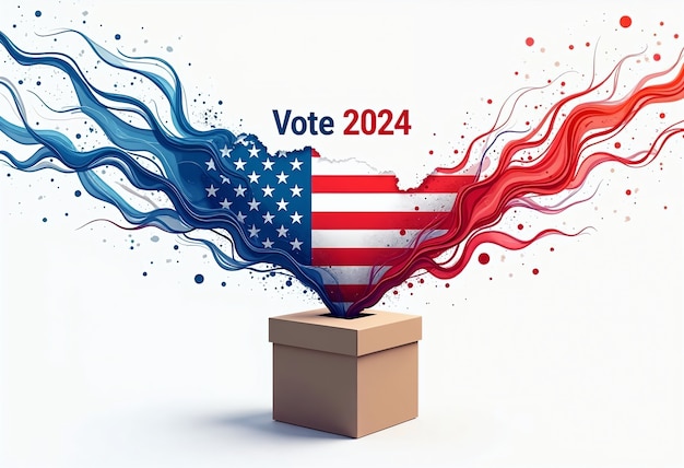 Free photo us elections 2024 concept