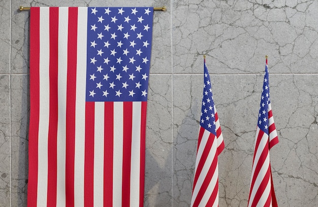 Free photo us elections concept with america flag