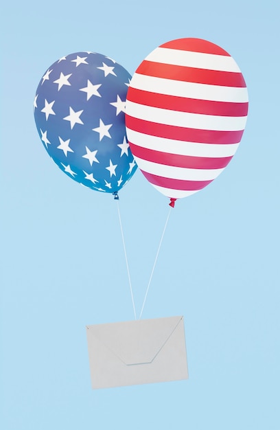 Free Photo us elections concept with copy space