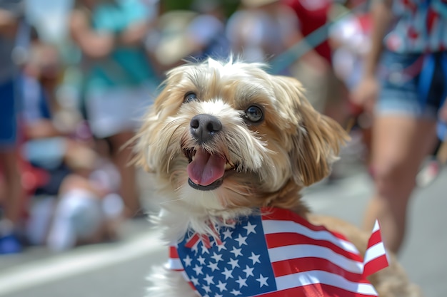 Usa national flag independence day celebration