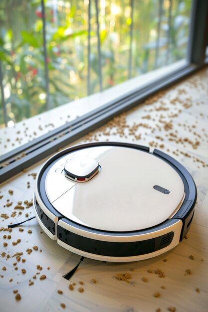 Vacuum cleaner tackling heavily soiled floor