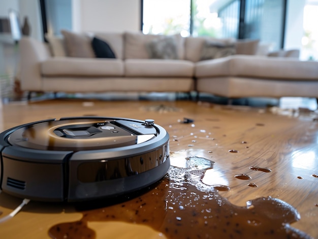 Vacuum cleaner tackling heavily soiled floor