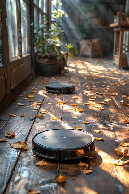 Free Photo vacuum cleaner tackling heavily soiled floor