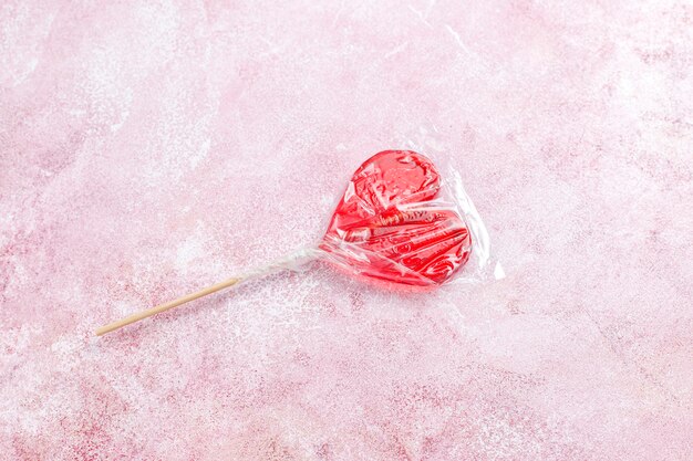 Valentines day heart shaped chocolates, decors.