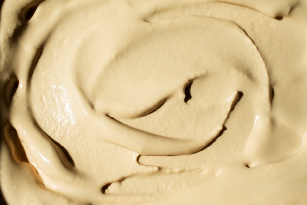 Free photo vanilla ice cream texture