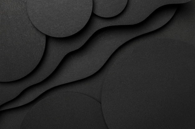 Free photo variety of dark shapes background