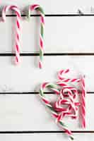 Free photo various candy canes