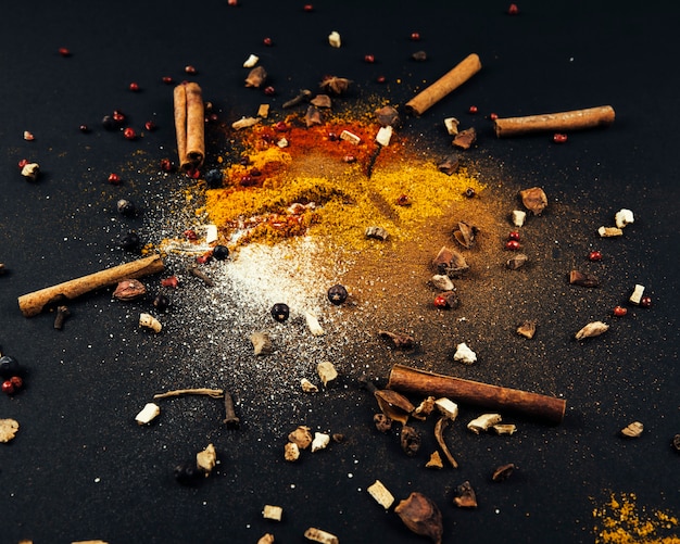 Free Photo various exotic spices