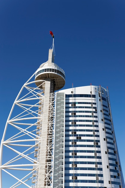 Free Photo the vasco da gama tower, lisbon, portugal