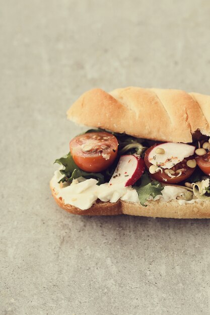 Vegetarian Baguette