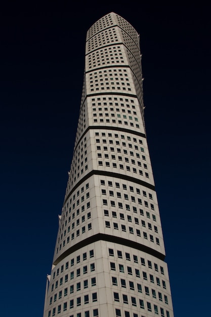 Vertical shot of the Ankarparken skyscraper