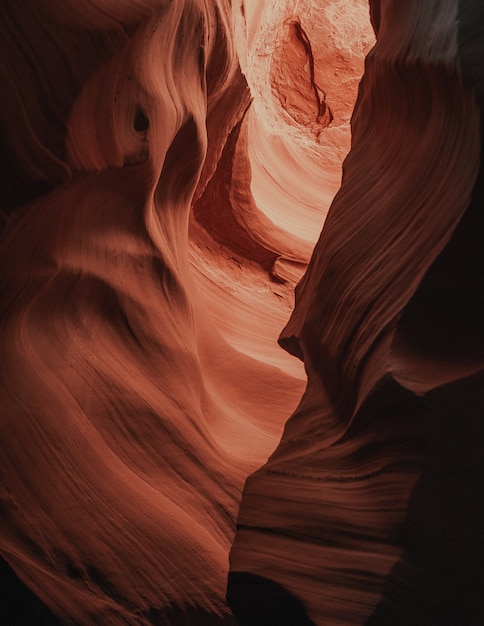 Vertical shot of several cliffs in close vicinity