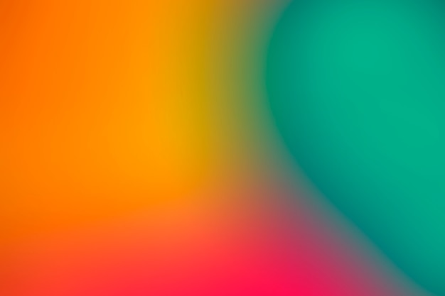 Vibrant colors in gradient