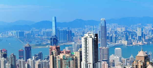 Victoria Harbor aerial view