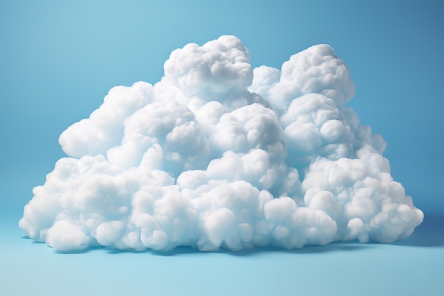 Free Photo view of 3d cloud