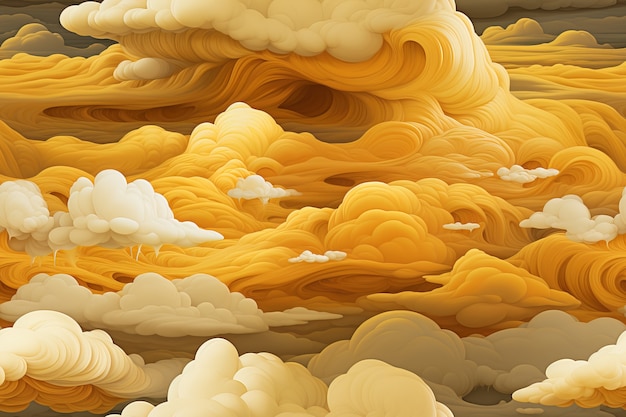 Free photo view of 3d clouds