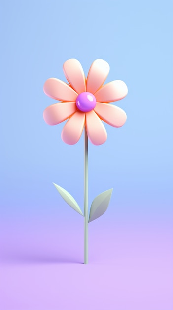 Free Photo view of abstract 3d flower