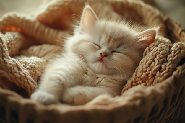 Free Photo view of adorable persian domestic cat