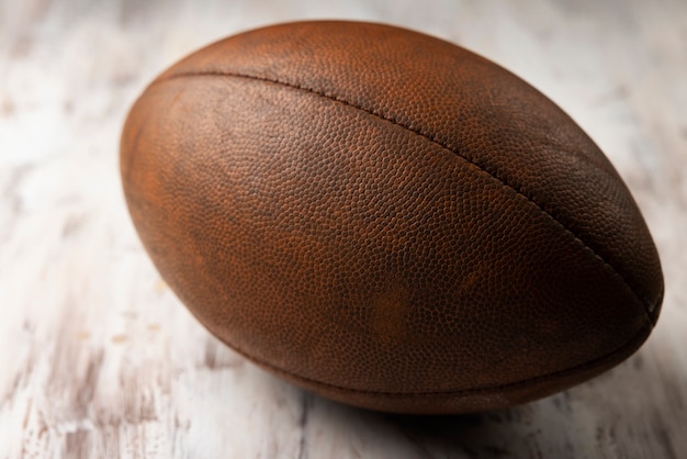 Free photo view of american football ball