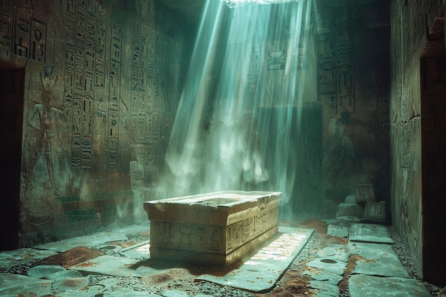 Free photo view of ancient temple and tomb from the ancient egyptian times