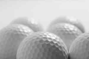 Free photo view of balls for golf sport