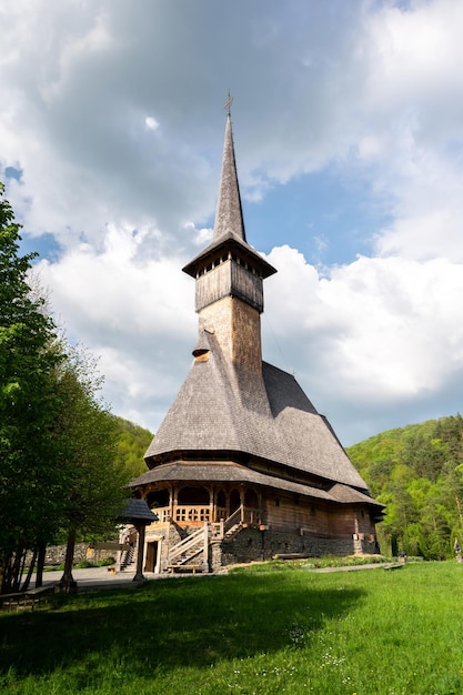 View of the Barsana Monastery Romania