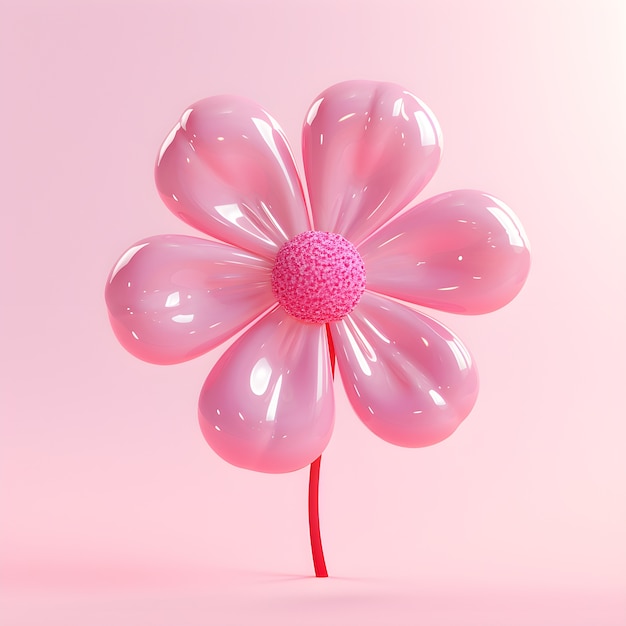 Free Photo view of beautiful 3d flower