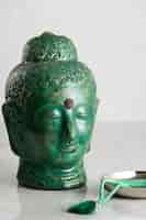 Free photo view of buddha statuette for tranquility