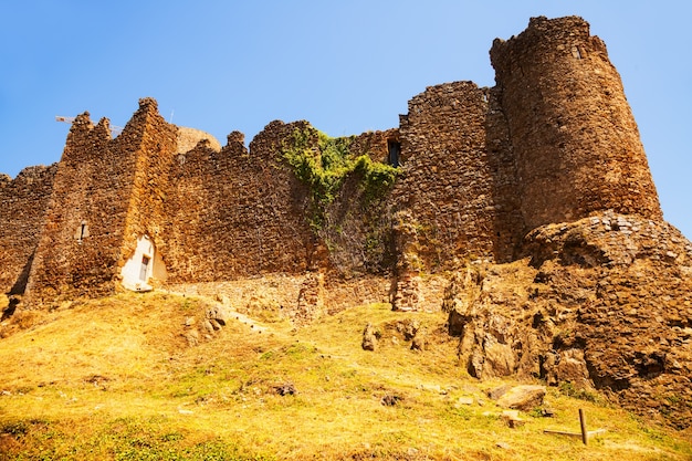 Free photo view of castell de montsoriu