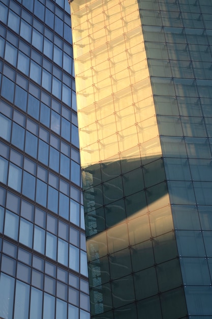 Free Photo view of city building with daylight shadows