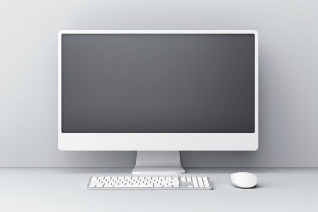 View of computer video display monitor