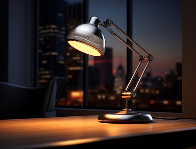 Free photo view of contemporary photorealistic lamp